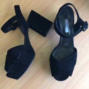 Prada platform sandals